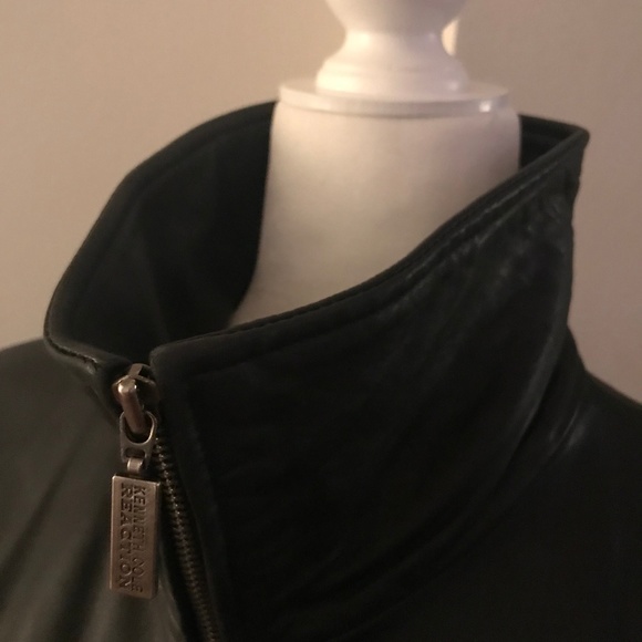 Kenneth Cole Reaction Leather Coat - Picture 6 of 6